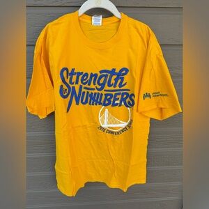 Golden State Warriors Strength in Numbers 2016 Conference Semis T-Shirt XL